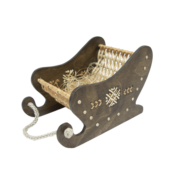 Декоративное украшение для сервировки стола "Сани" рис. 16-882-19