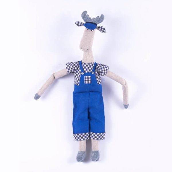 Сувенирная кукла "Лось Тихон" рис. 531-20