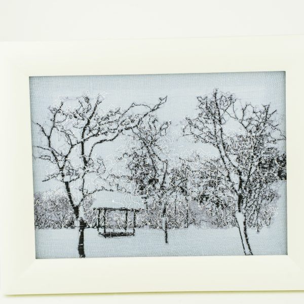 Панно "Зимний сад" рис. 041-13