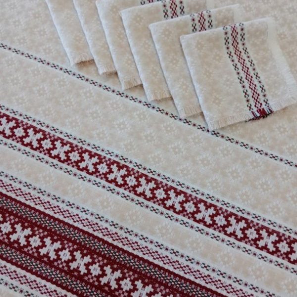 Комплект столовый тканый рис. 683-25